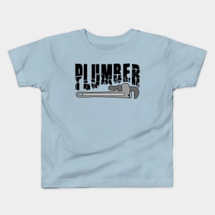 Plumber Wrench Kids T-Shirt